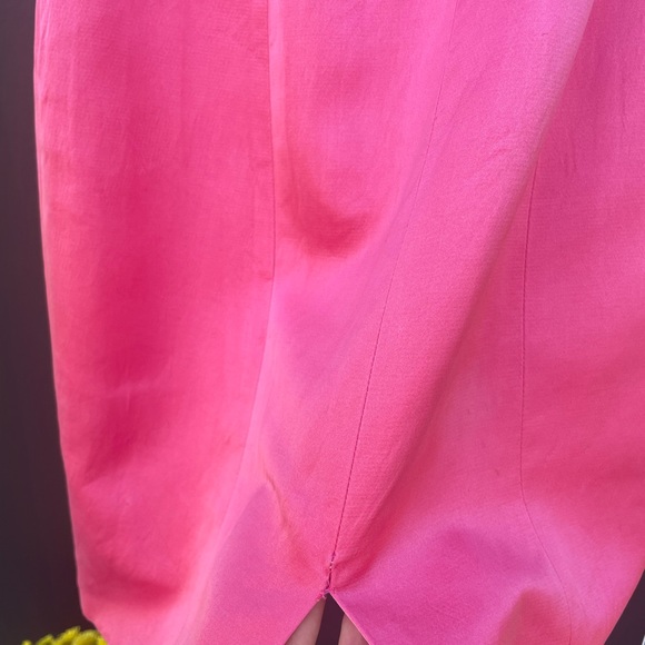 Vintage 90's Fitted Satin Hourglass Dress- Barbie, Size 4-6 - Picture 8 of 11